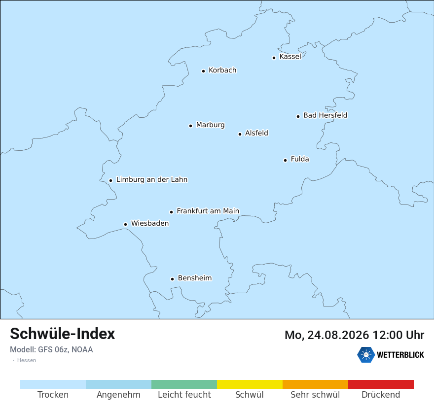 Modellkarte GFS – sui – he
