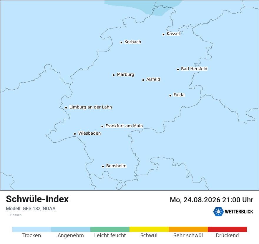 Modellkarte GFS – sui – he
