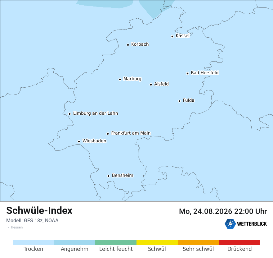 Modellkarte GFS – sui – he