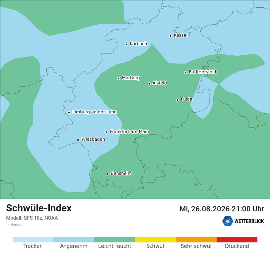 Modellkarte GFS – sui – he
