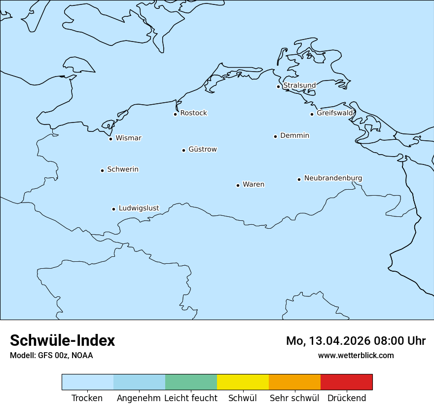 Modellkarte GFS – sui – mv