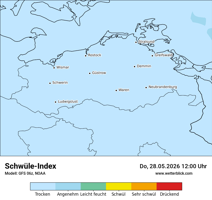 Modellkarte GFS – sui – mv