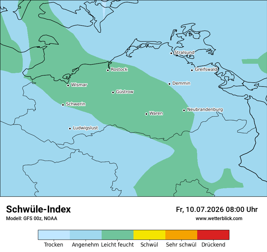 Modellkarte GFS – sui – mv