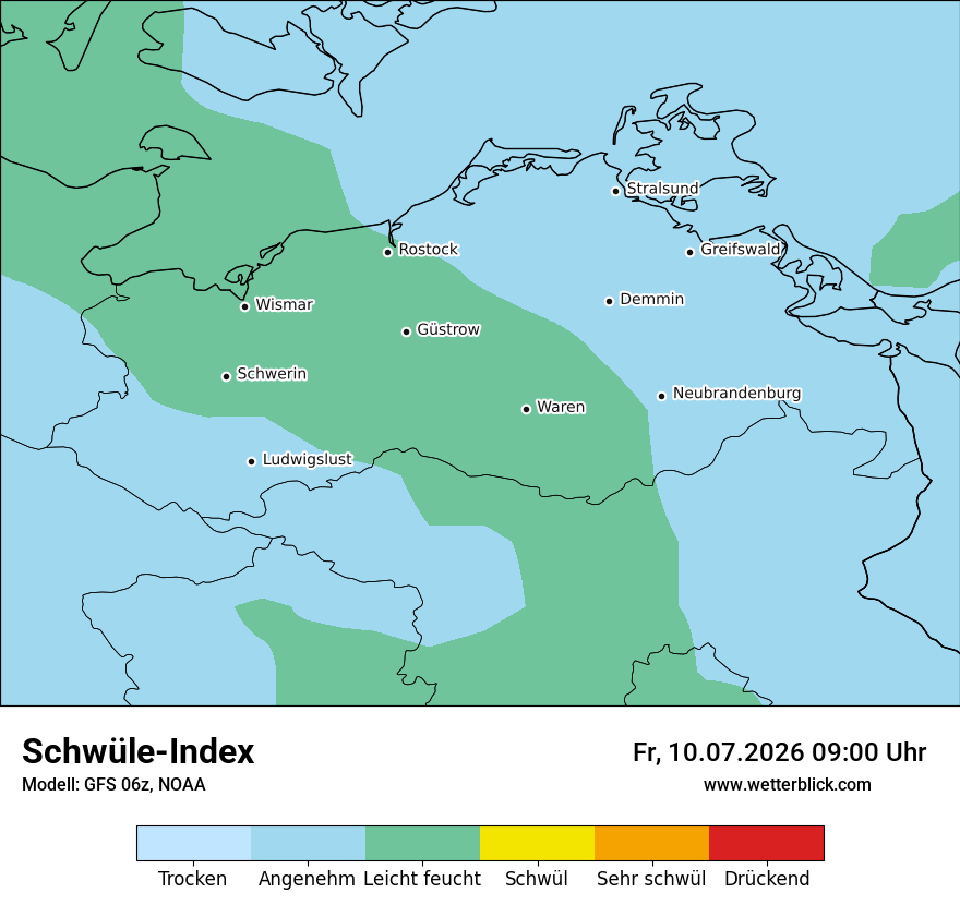 Modellkarte GFS – sui – mv