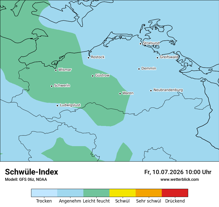 Modellkarte GFS – sui – mv