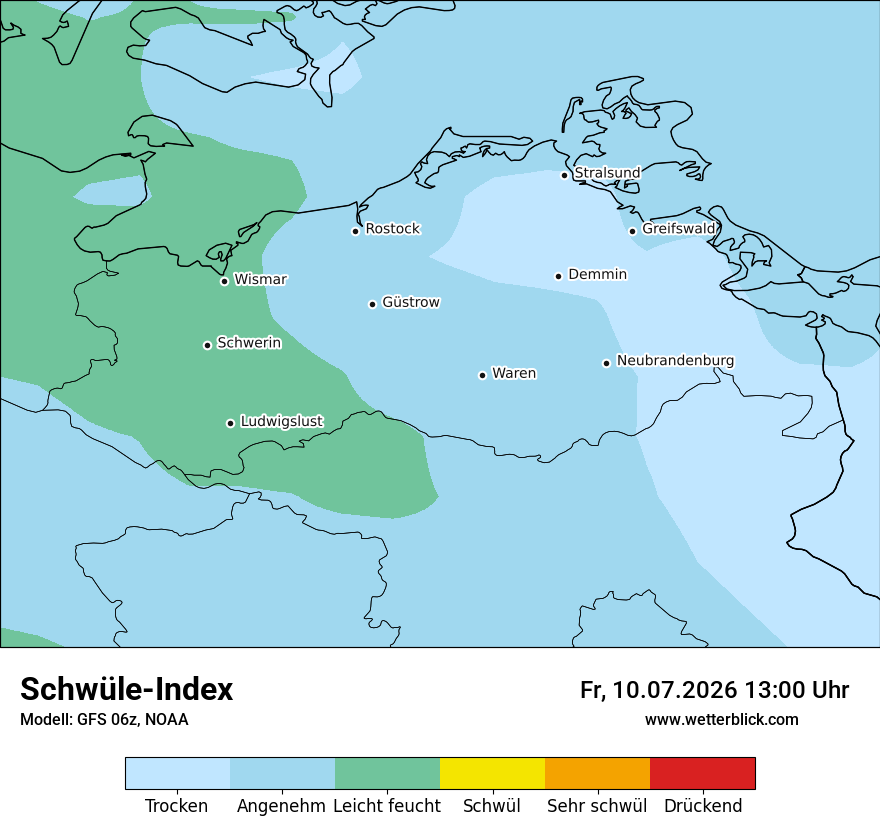 Modellkarte GFS – sui – mv