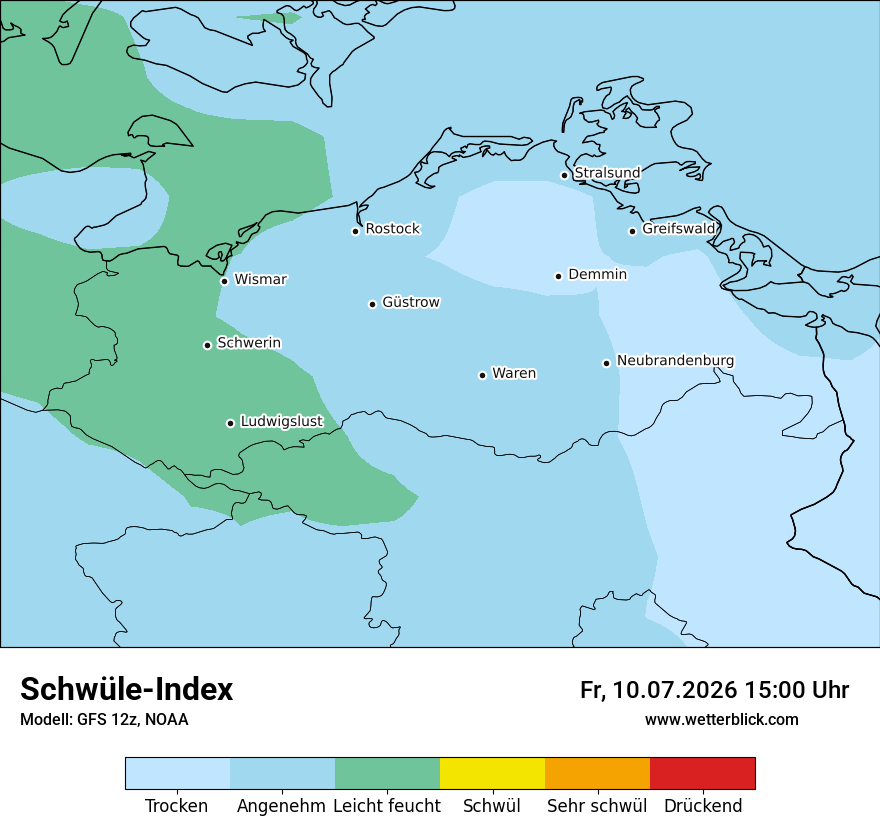 Modellkarte GFS – sui – mv