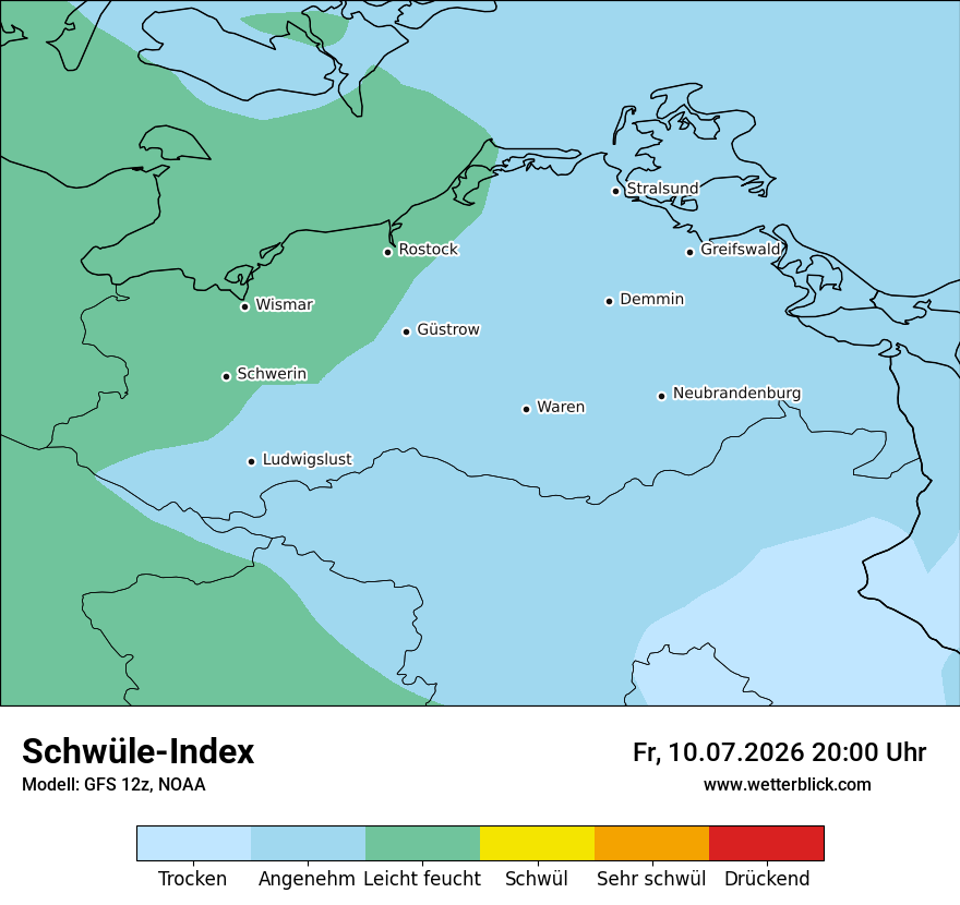 Modellkarte GFS – sui – mv