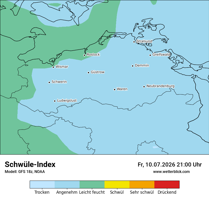 Modellkarte GFS – sui – mv