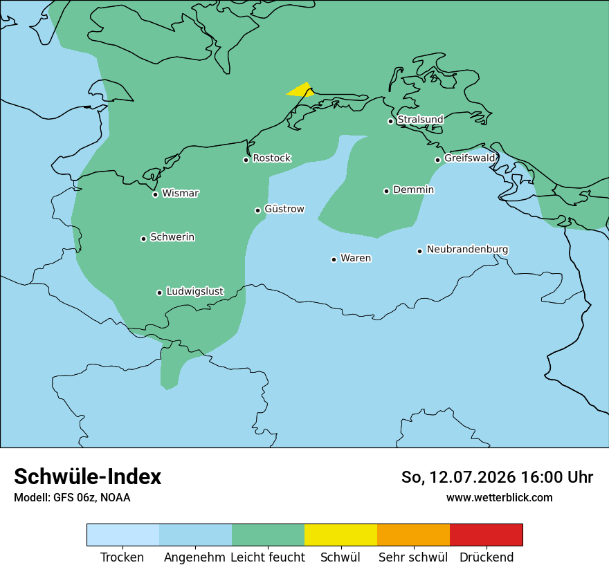 Modellkarte GFS – sui – mv