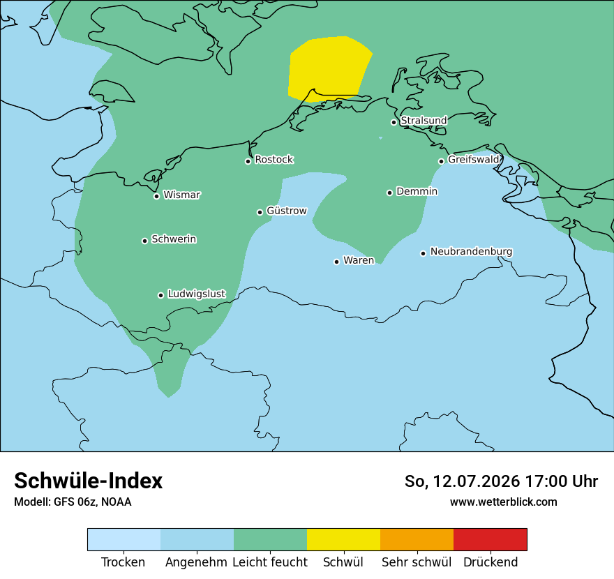 Modellkarte GFS – sui – mv