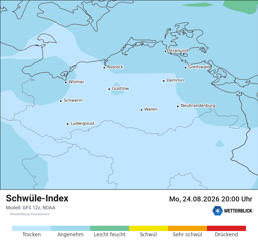 Modellkarte GFS – sui – mv