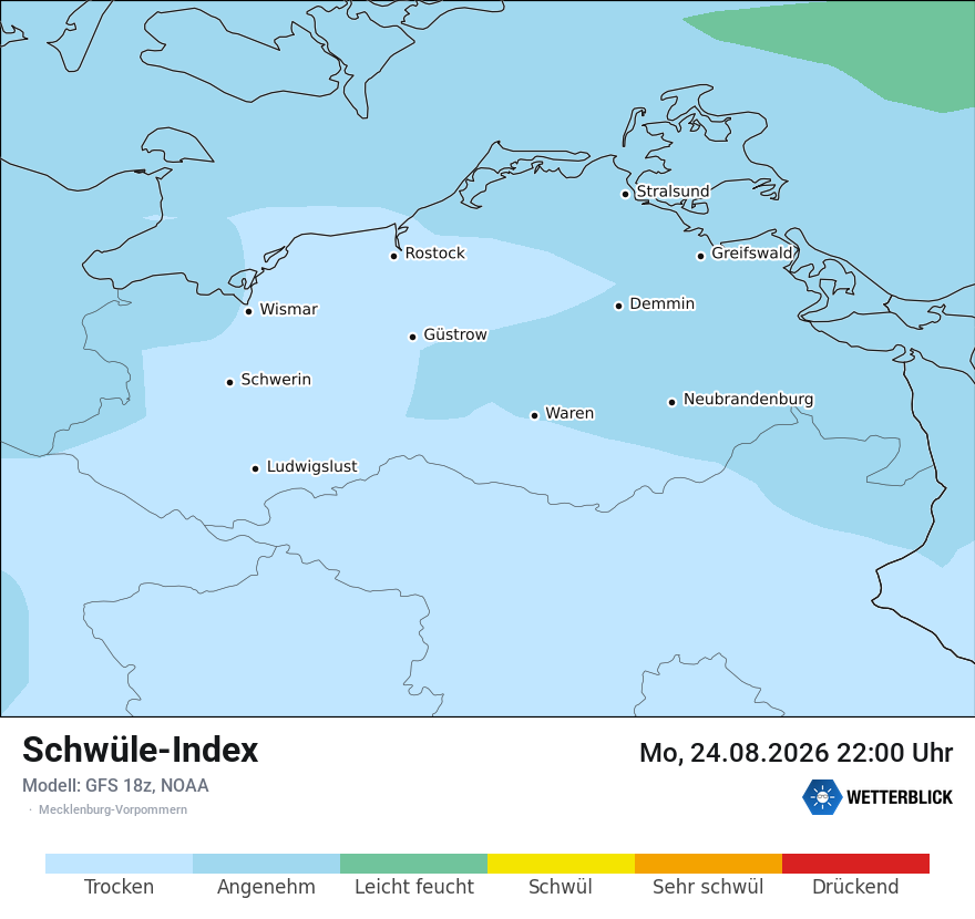 Modellkarte GFS – sui – mv