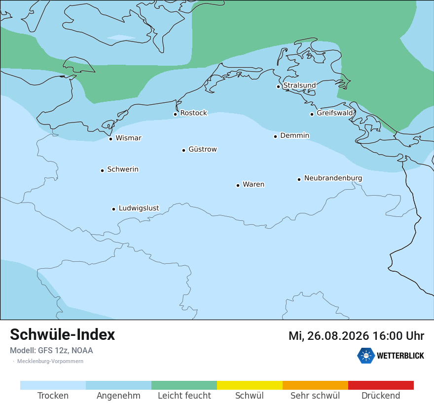 Modellkarte GFS – sui – mv