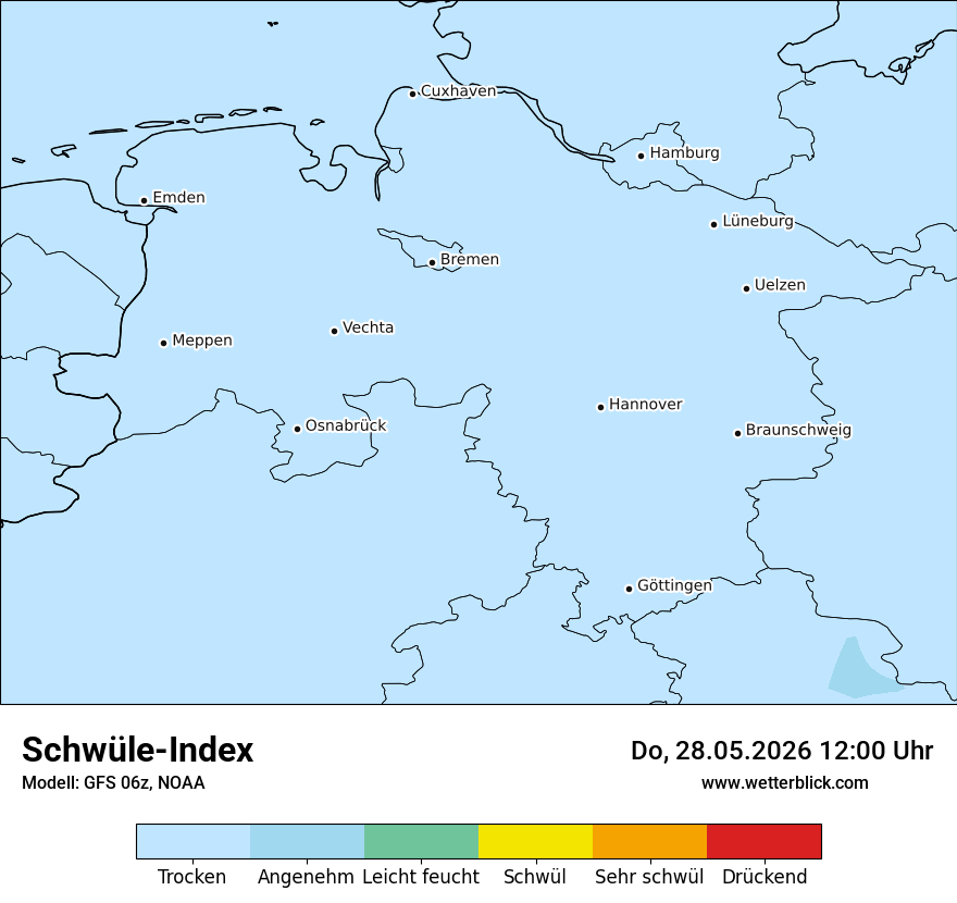 Modellkarte GFS – sui – ni