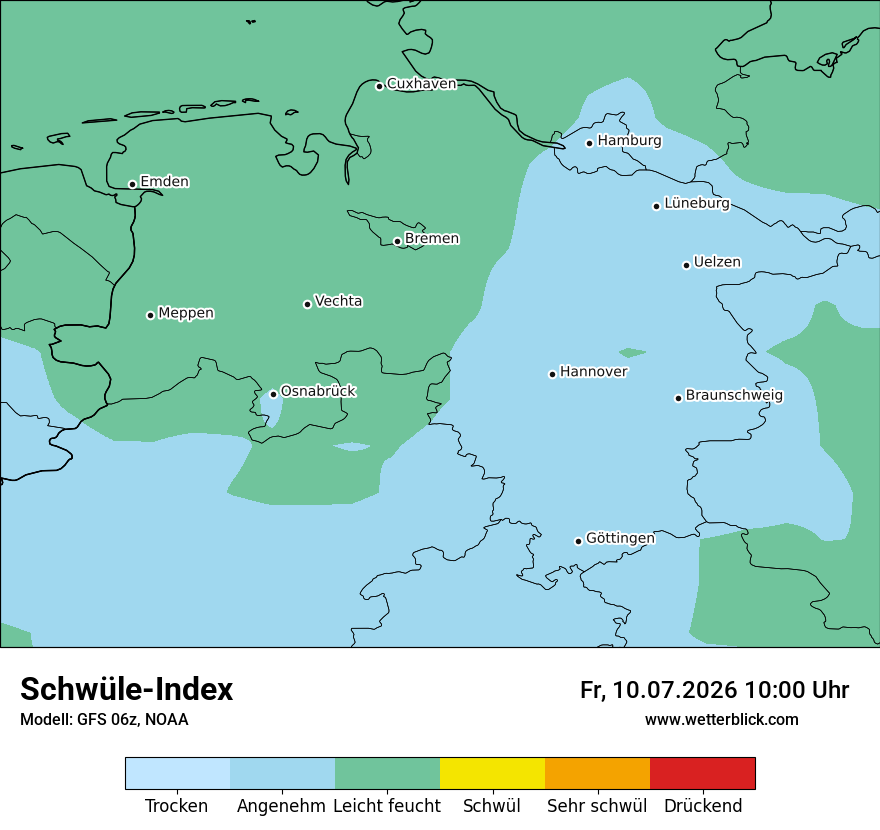Modellkarte GFS – sui – ni