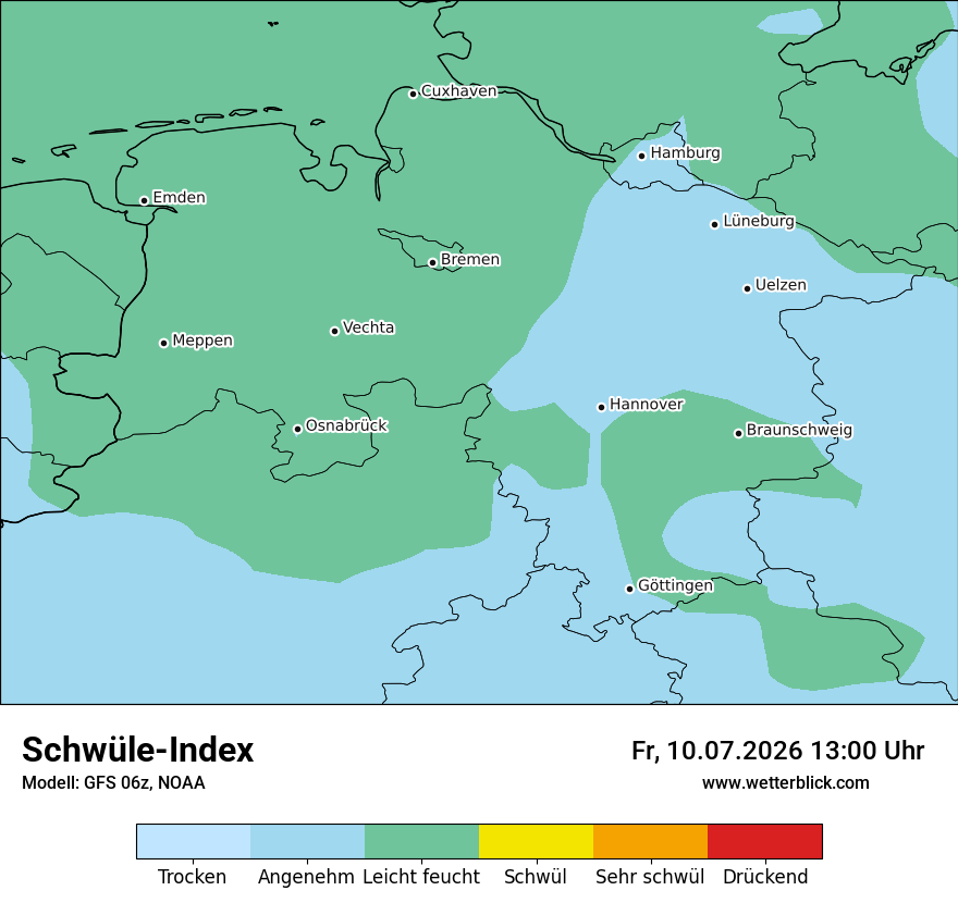 Modellkarte GFS – sui – ni