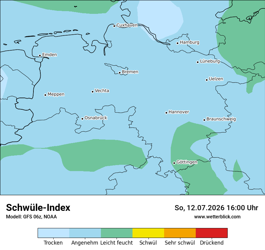 Modellkarte GFS – sui – ni