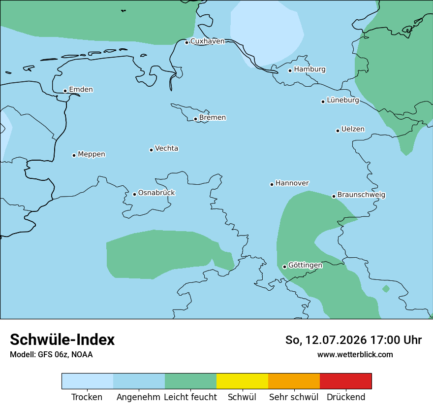 Modellkarte GFS – sui – ni
