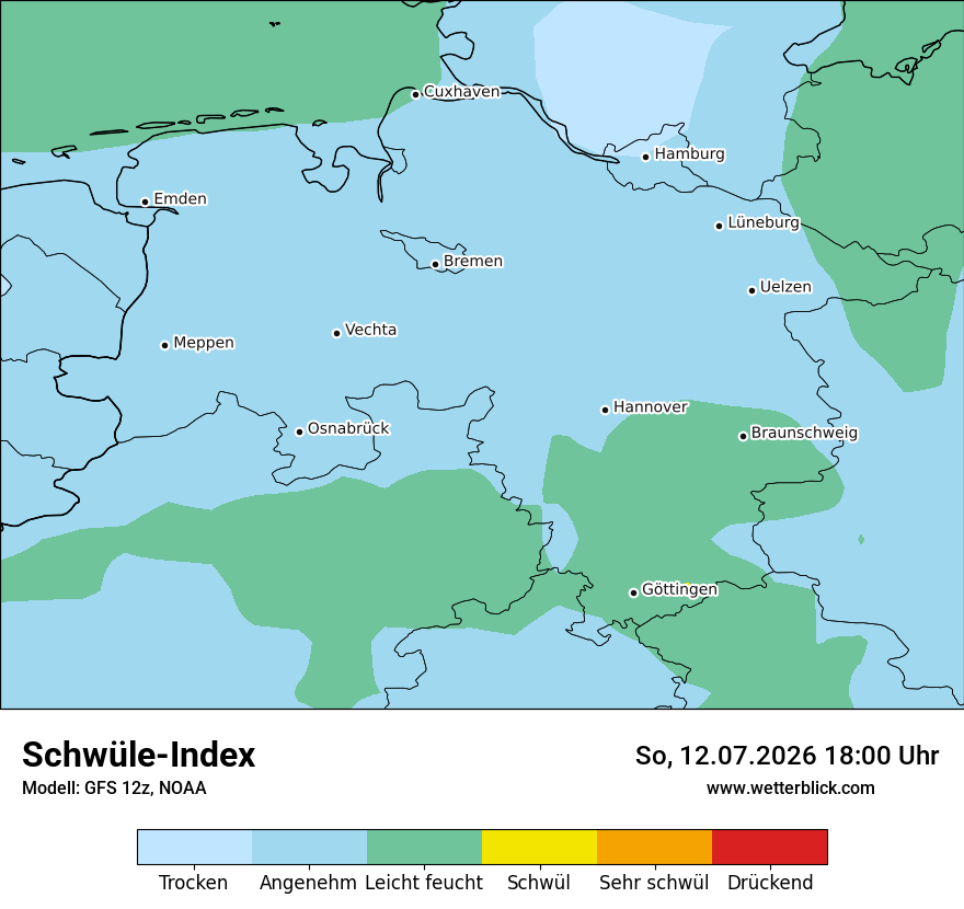 Modellkarte GFS – sui – ni