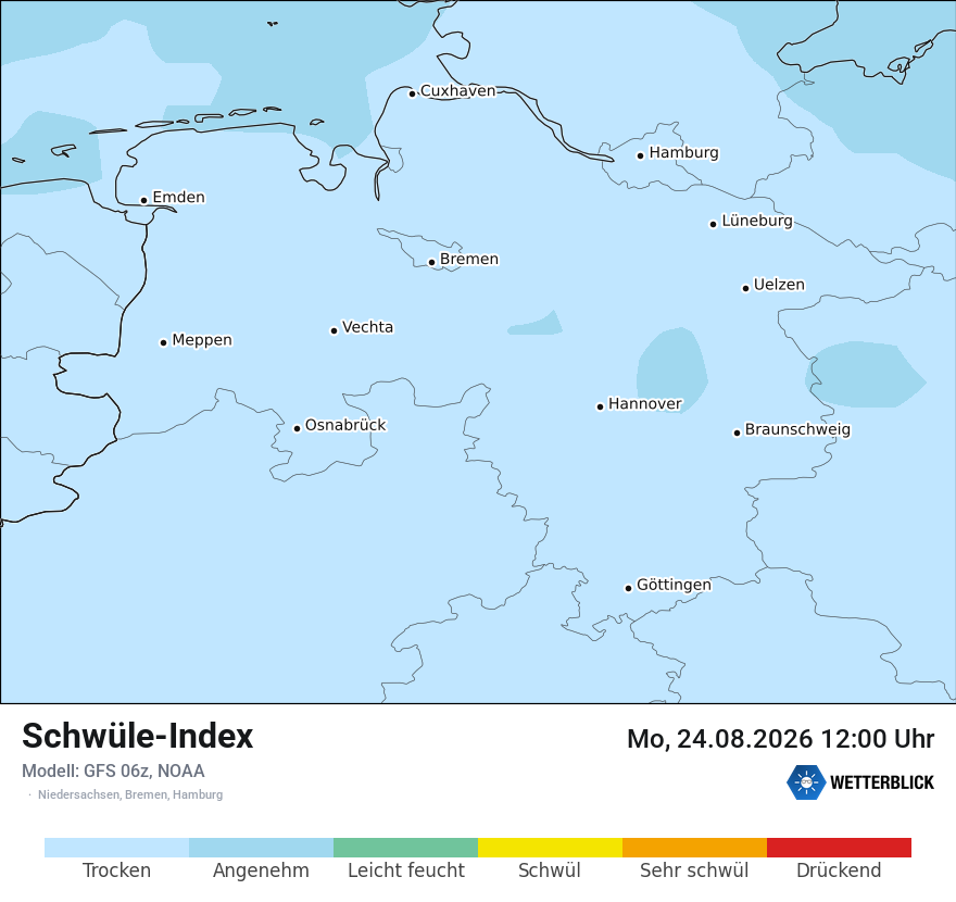 Modellkarte GFS – sui – ni