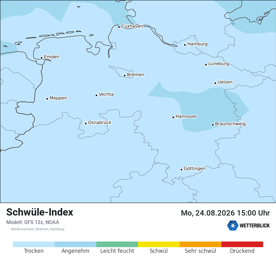 Modellkarte GFS – sui – ni