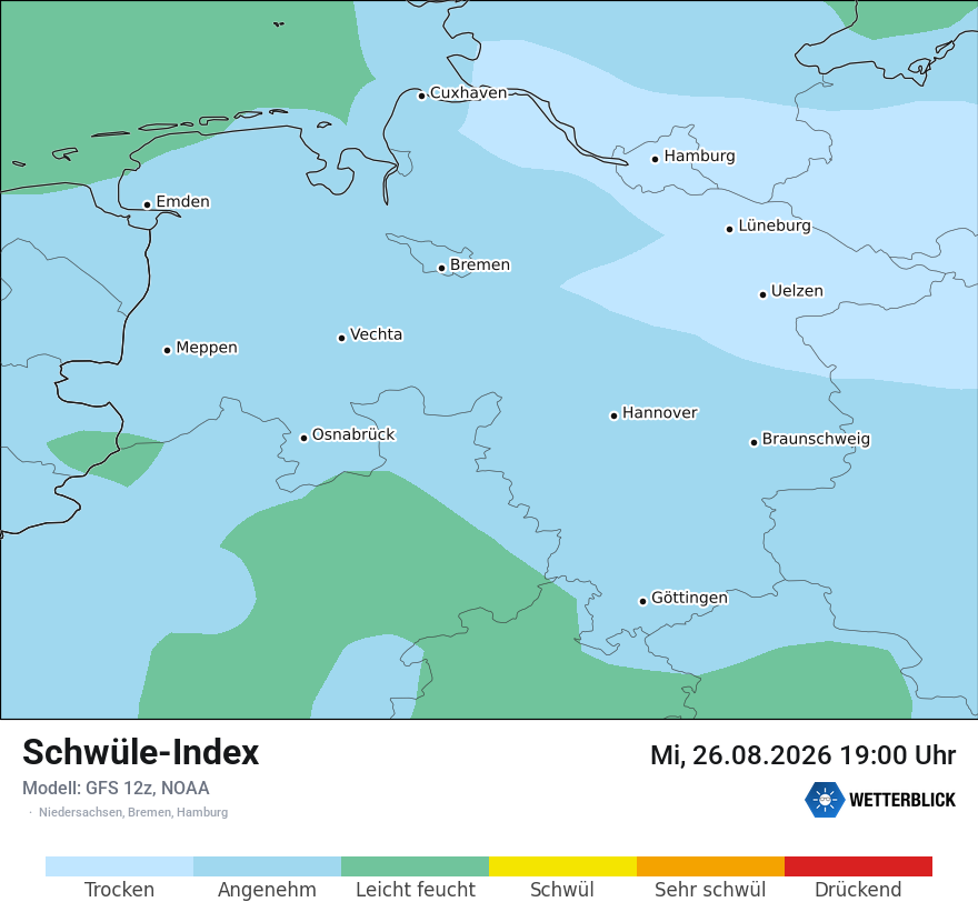 Modellkarte GFS – sui – ni