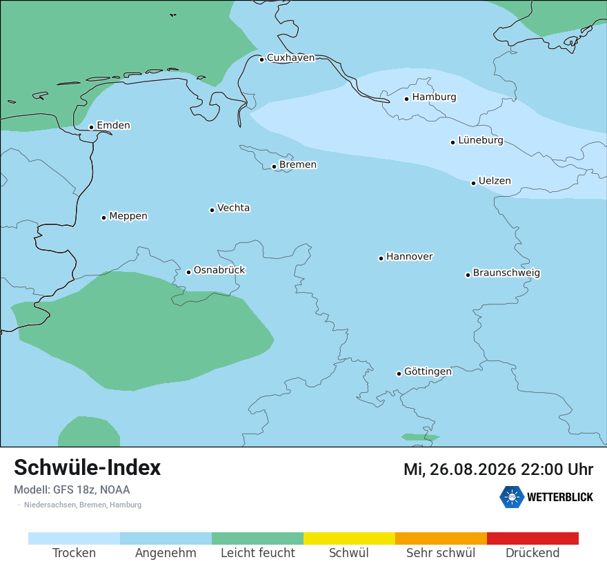 Modellkarte GFS – sui – ni