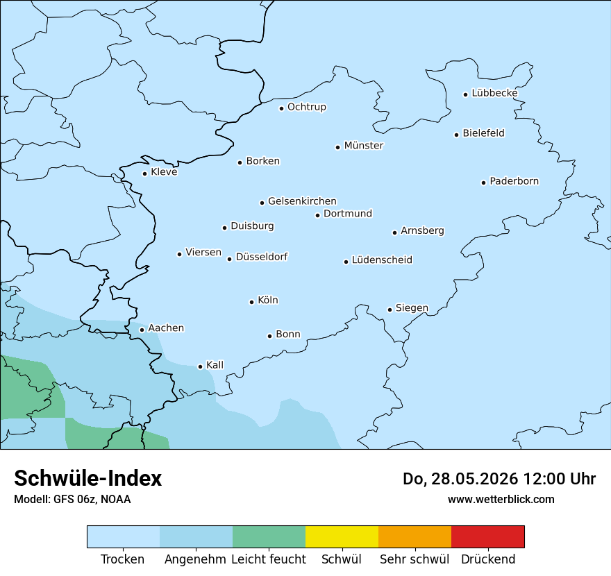 Modellkarte GFS – sui – nrw
