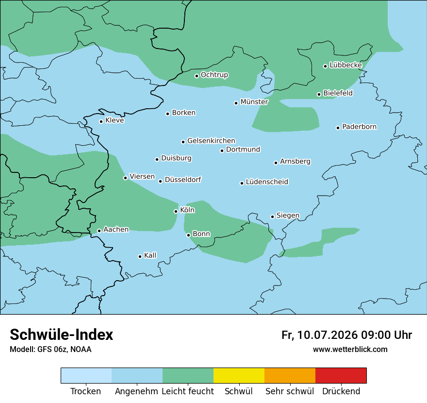Modellkarte GFS – sui – nrw