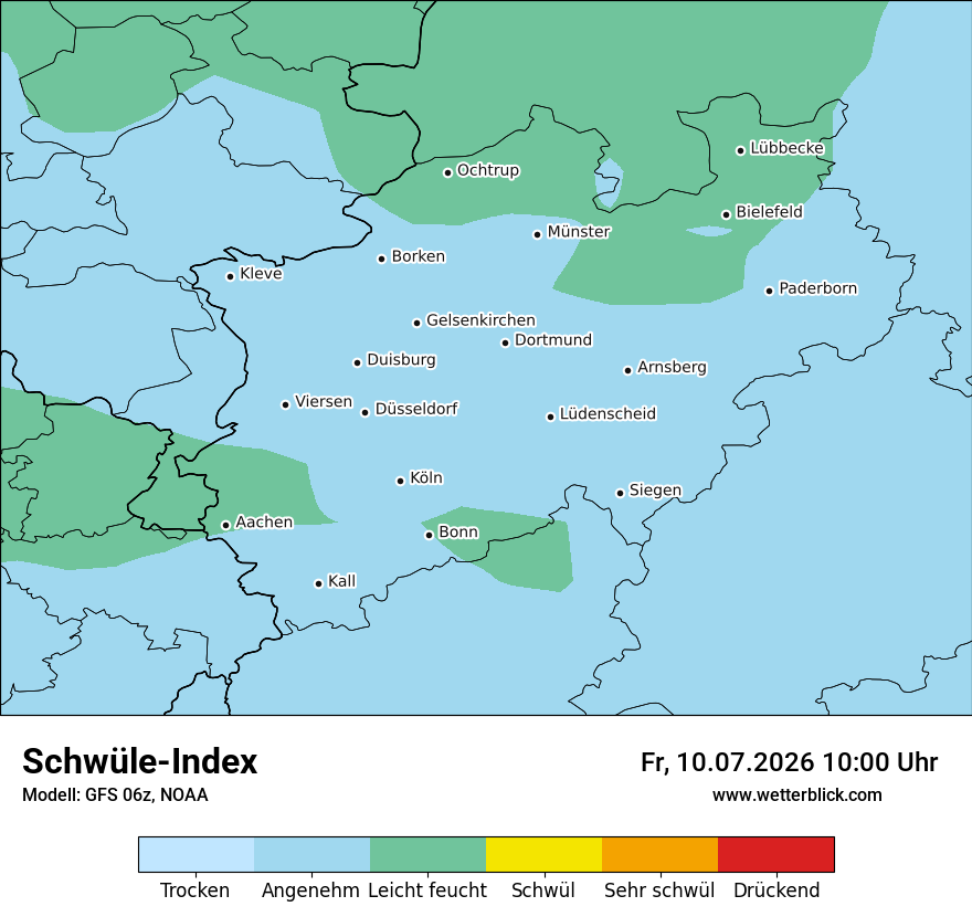 Modellkarte GFS – sui – nrw