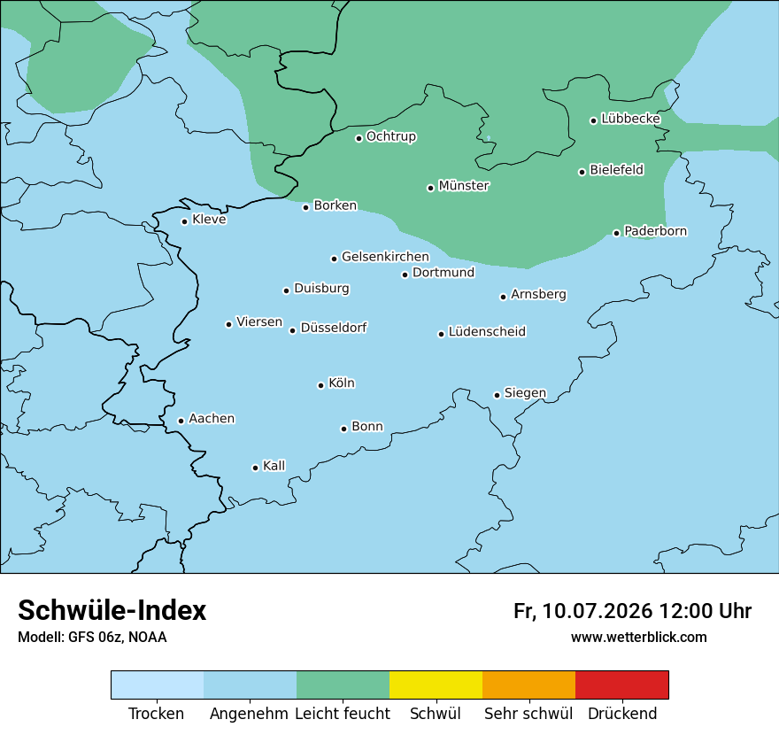 Modellkarte GFS – sui – nrw