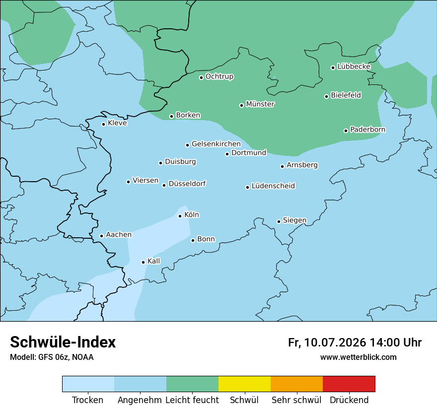 Modellkarte GFS – sui – nrw