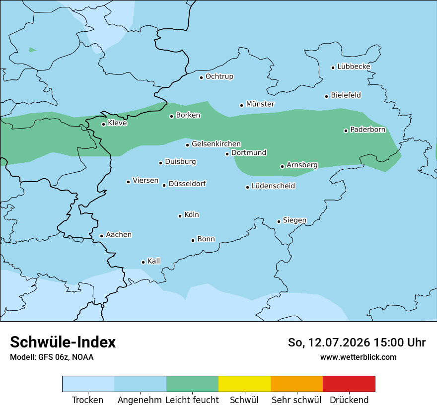 Modellkarte GFS – sui – nrw