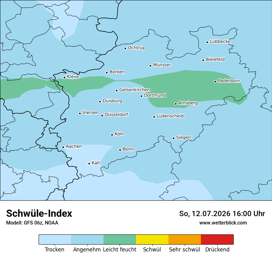 Modellkarte GFS – sui – nrw