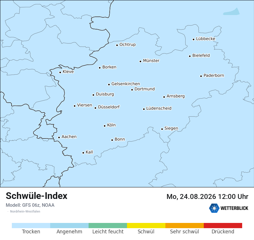 Modellkarte GFS – sui – nrw
