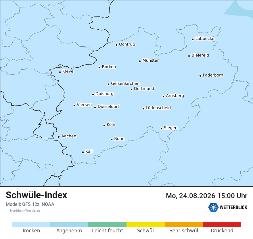 Modellkarte GFS – sui – nrw