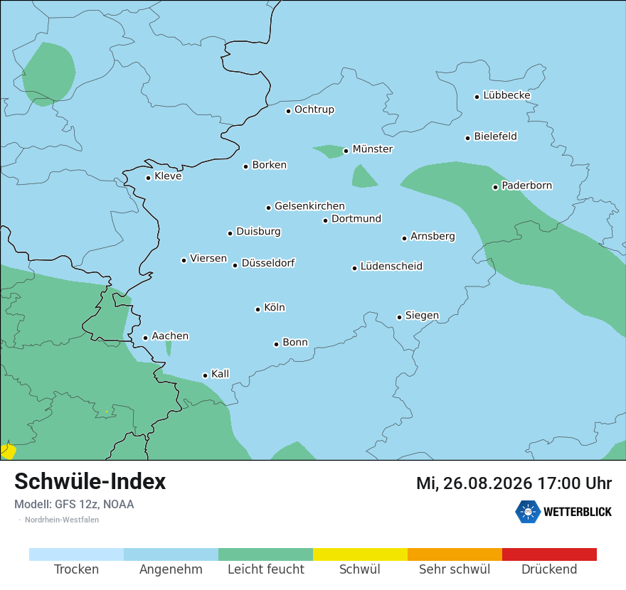 Modellkarte GFS – sui – nrw