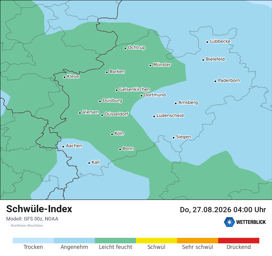 Modellkarte GFS – sui – nrw