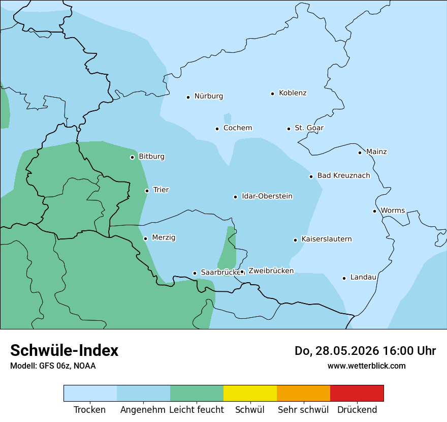 Modellkarte GFS – sui – rp