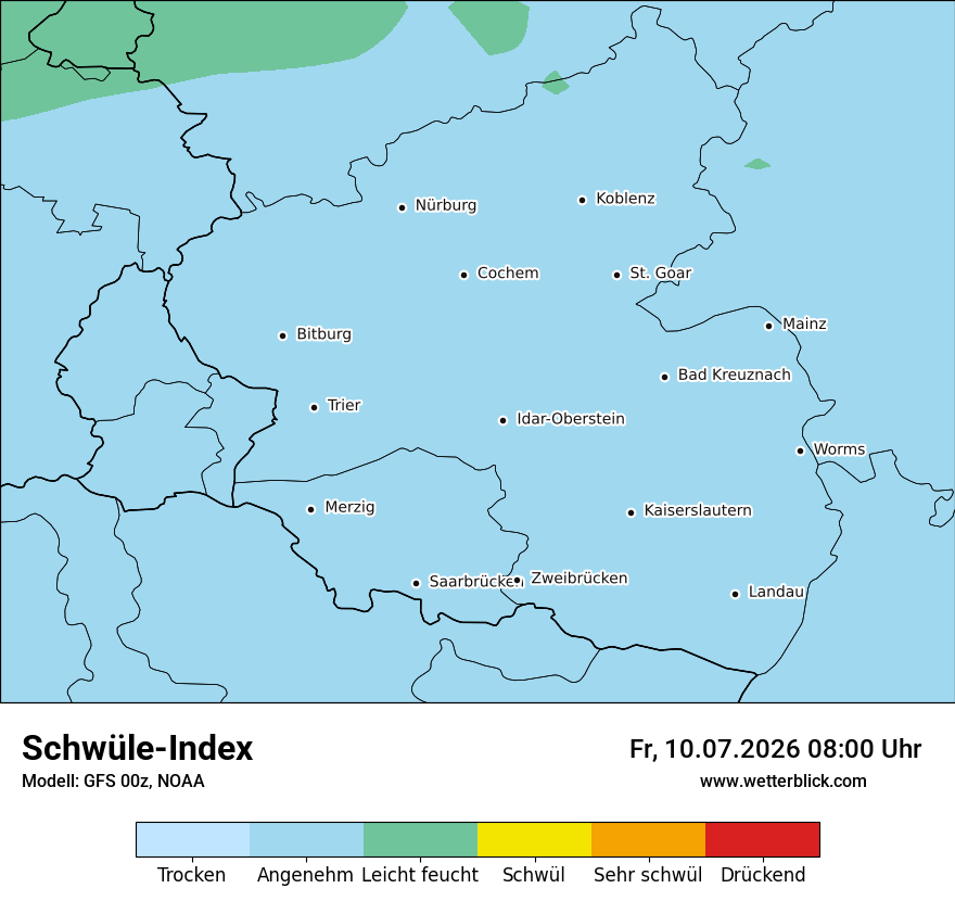 Modellkarte GFS – sui – rp