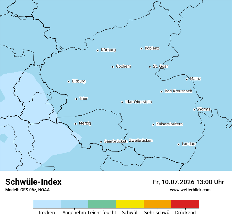 Modellkarte GFS – sui – rp