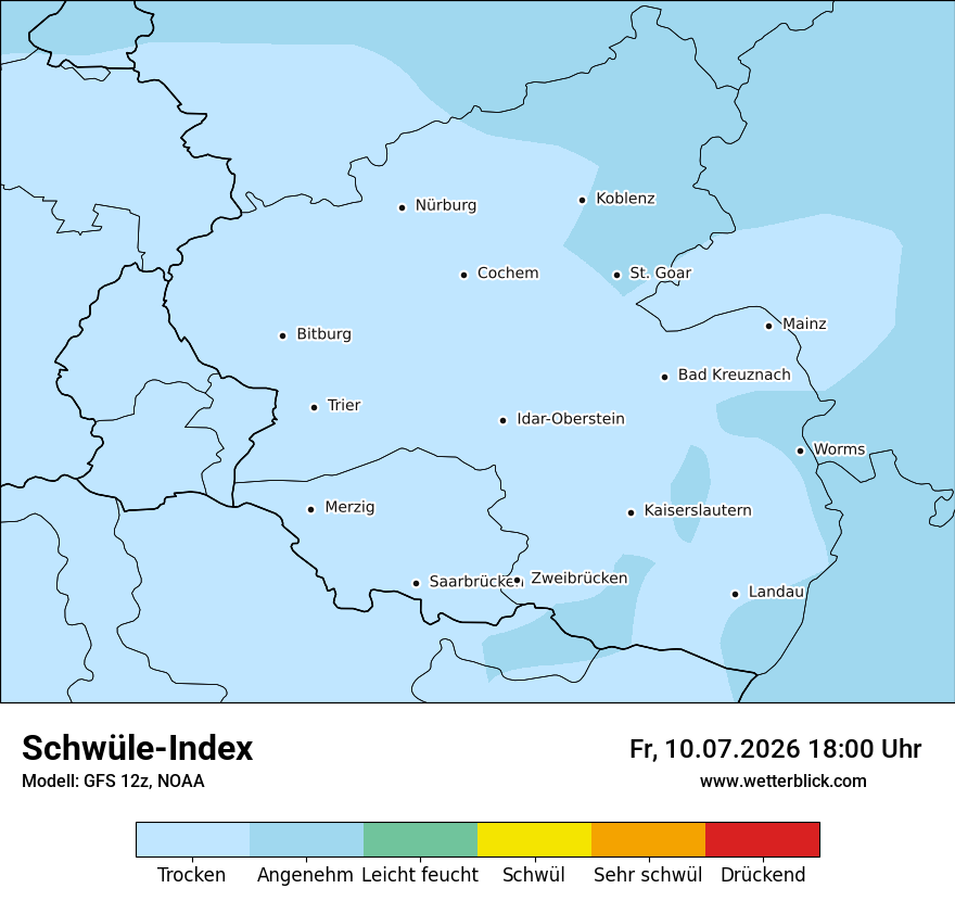 Modellkarte GFS – sui – rp