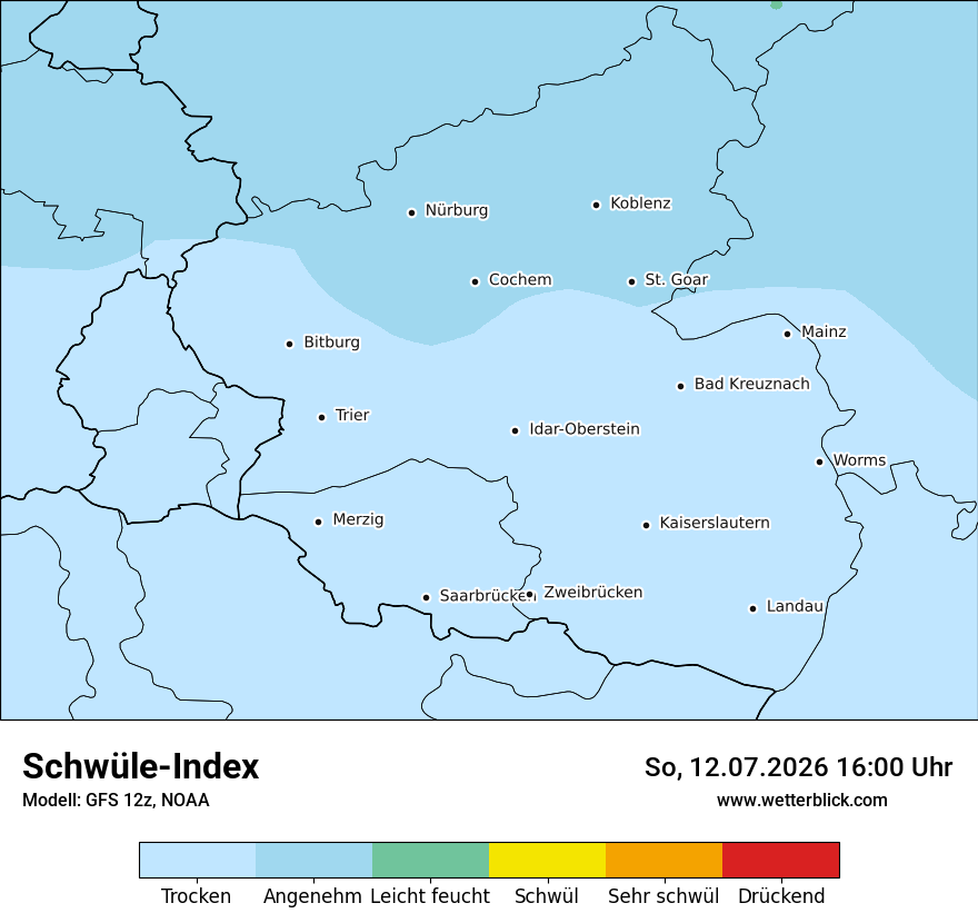 Modellkarte GFS – sui – rp