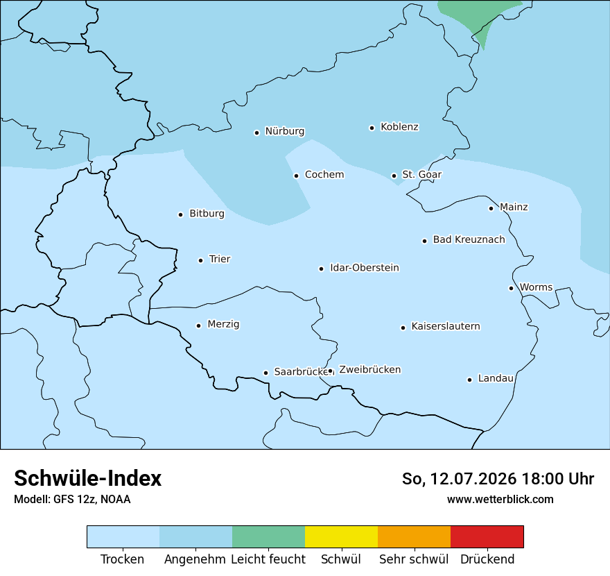 Modellkarte GFS – sui – rp