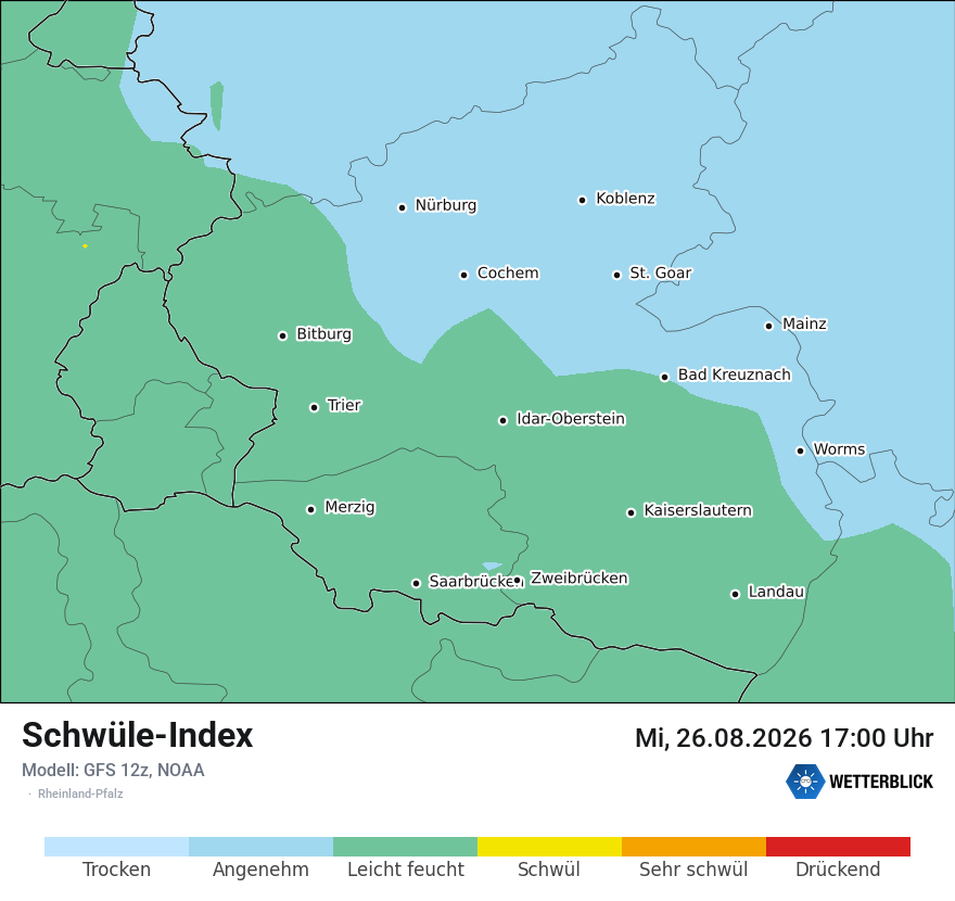 Modellkarte GFS – sui – rp