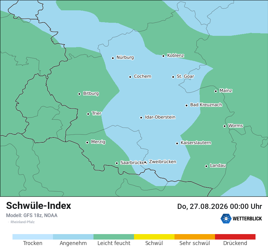 Modellkarte GFS – sui – rp