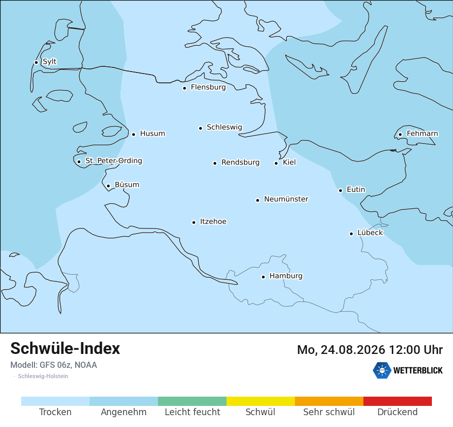 Modellkarte GFS – sui – sh