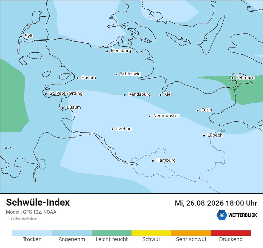 Modellkarte GFS – sui – sh
