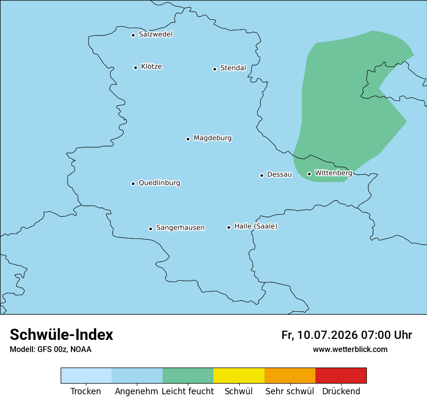 Modellkarte GFS – sui – st